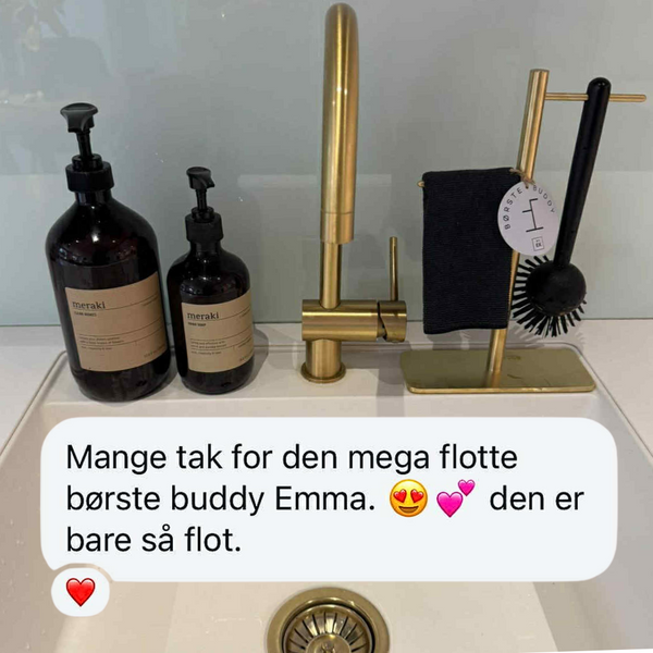 BørsteBuddy i sit nye hjem