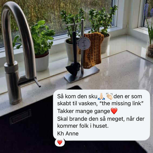 BørsteBuddy i sit nye hjem